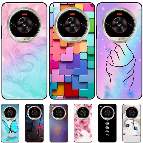 For ZTE nubia Focus 2 Ultra 5G Case Silicone Luxury Space Soft Bumper for nubia Focus2 Ultra Z2463N 