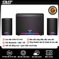SAST Loa máy tính loa bluetooth loa siêu trầm 2.1 có thể kết nối với máy tính điện thoại TV đĩa U th
