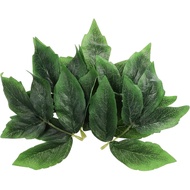 PATIKIL 6.3x7.5 Artificial Green Leaves, 30 Pcs Bulk Greenery Leaves Fake Peony Leaves Fake Leaves f
