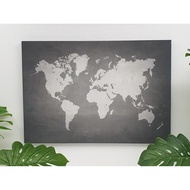 NICE Canvas Print Picture Map Size 100x70 Cm. (A.xs.) C10070-1