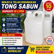 (BELI 10 FREE 2)TONG SABUN TERPAKAI 10 LITER ( USED )