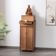 ✿FREE SHIPPING✿New Chinese Household Altar Solid Wood Altar Incense Burner Table Buddha Cabinet Buddha Shrine Buddha Table Simple Altar Magic Cabinet Magic Table Altar Table Cabinet