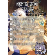 Genshin Impact Services| Genshin Event Boosting| Joki Spiral Abyss Genshin👍👍