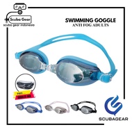 SCUBAGEAR [630M] Swimming Goggle UV Anti-Fog Adult - Anti-Fog Adult Swimming Goggles