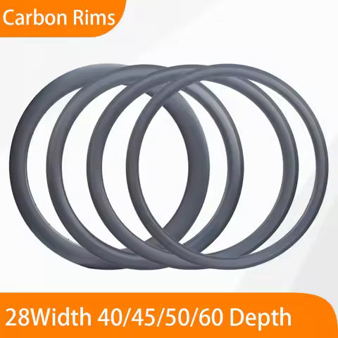 Premium Carbon 700C Rims 28mm | Clincher Tubeless Tubular | Disc & Rim Brake Versions