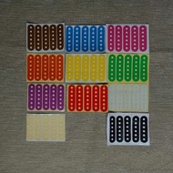 Decal Sticker Pickup Guitar Single Coil SSS - Humbacker HSH