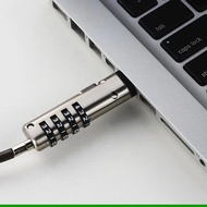 U55C USB Notebook Laptop Combination Lock Travel 4 Digit Security Cable Chain 4 Digit Password Prote