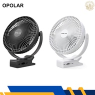 Opolar 8-Inch Portable Fan 10000mAh Can Be Used 24 Hours Camping