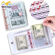 【SG】100 Envelope Challenge Binder Save Savings Challenges Loose-Leaf Binder Budget Binder With Cash 