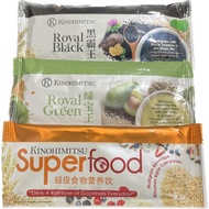 [REDUCED TO CLEAR] [SAMPLE PACK] KINOHIMITSU SUPERFOOD REGULAR / ROYAL BLACK / ROYAL GREEN POWDER 25G