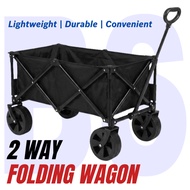 2 Way Folding Wagon Cart | Foldable Utility Wagon | Portable Trolley