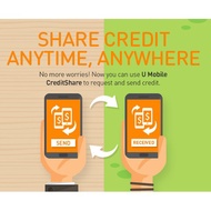 UMobile credit share top up
