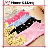 AO Home Korean Love Design Socks stocking Non-Slip Cotton Blends Low Cut