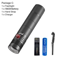 Portable Super Bright Diving Scuba Flashlight D901 L2 LED Underwater 50M Flashlight Torch 4-speed Pu