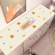 💘&amp;Entrance Cabinet Table Mat Shoe Cabinet Desktop Mat Waterproof Oil-Proof Washable Anti-Dirty TV Cabinet Sideboard Tabl