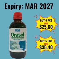 Orasol Chlorhexidine Mouth Wash 200ml Anti bacterial Dental Plaque Betadine Bactidol
