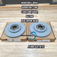 MERCEDES BENZ W205 C180 C200 C250 C300 W253 GLC250 GLC300 W213 W238 E200 E250 E300 REAR DISC ROTOR
