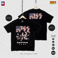 [ส่งฟรี] เสื้อวง KISS ลิขสิทธิ์แท้ วงคิส ของแท้ สกรีนลายหน้าหลัง รุ่น MX-028