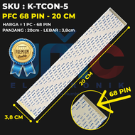 1Pcs Kabel Tcon To LCD 68Pin Panjang 20cm