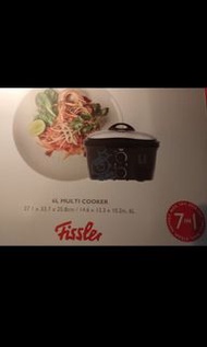 全新德國Fissler 7合1萬用鍋 煮沸/煮飯/火鍋/蒸/炒/煎/烤