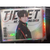 Zeus hle (t1) buffun ver 1 ssr super rare super rare super rare sparkling hologram ticket amazingly 