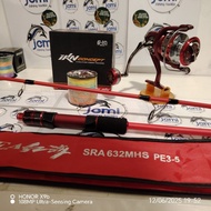PROMOSI GEMPAK SET JIGGING ROD  SHINJU DAN REEL IKANO CONCEPT