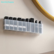 GentleHappy Wall Mounted 3Grids Organizer Mirror Cabinet Self-adhesive Objects Storage Box sg