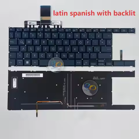 UX482 SP/Latin Backlit Keyboard For ASUS Zenbook Duo 14 UX482 UX482E UX4100E UX482J Fit Spanish Vers