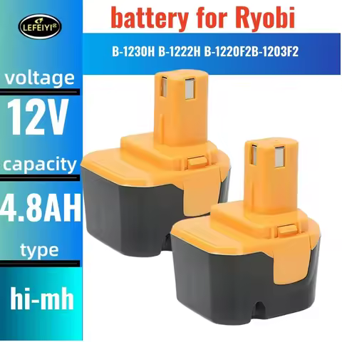 12V Battery for Ryobi Cordless Drill Screwdriver B-1230H B-1222H B-1220F2B-1203F2 1400652BD-123BD-12
