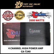 CALIBER CA-7240 4 CHANNEL POWER AMP (2600WATTS)