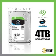 SEAGATE รุ่น ST4000VX007 Harddisk HDD (ฮาร์ดดิสก์) Seagate Skyhawk 4TB