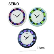 SEIKO Quartz Auto Contant Light Analogue Wall Clock QHA010