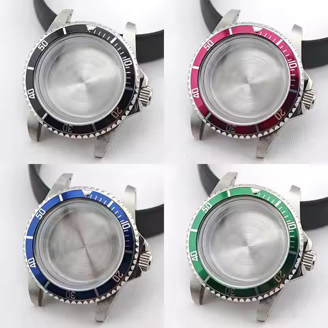 39.5MM Watch Accessories Vintage Case Dome Acrylic Glass For N H-35 NH36 NH34 Movement Watch Case Fo
