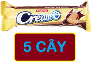 Bánh quy kem nhân socola CREAM-O cây 85g