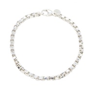 【二手】蒂芙尼威尼斯手鐲，腕圍17.5厘米，925純銀，女士威尼斯手鐲，二手