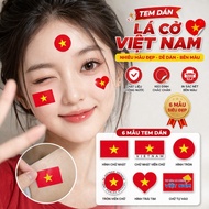 [ AVAILABLE ] Vietnam Flag Sticker Flag Sticker Motorcycle Helmet Cup Sticker