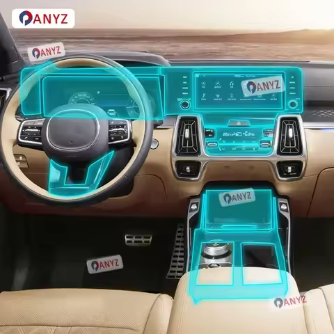 For Kia Sorento MQ4 2021-2023 Car Gearbox Panel Navigation Screen Automotive Interior TPU Protective