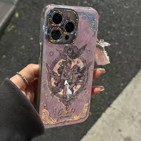 Middle Ages Retro Cupid Angel New Phone Case for vivo V30e V30 V29e V27 V29 V25 V21e V23e S16 S17 S1