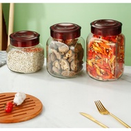 MK GLASS Jar Food Storage Jar Spice Container Condiment Bottle(750ML)(1pcs)
