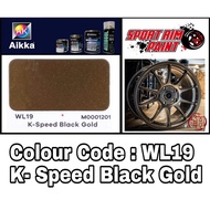 WL19 K- Speed Black Gold - Aikka Sport Rim Colour Series