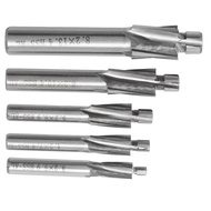 5Pcs HSS Counterbore End Mill M3-M8 Pilot Slotting Tool Milling Cutter Countersink End Mills