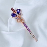 紫蝴蝶发夹 Purple Butterfly Hairpin -123 LIVE MALL