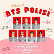 Bts Police PHOTOCARD 5.5 X 8.5CM