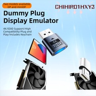 CHIHIRO1HXY3 Virtual Display Emulator, Plug and Play Indicator Light DP Dummy Plug, Smart Chip Fake 