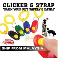 Cat Dog Training Clicker & Strap Alat Melatih Kucing Anjing