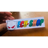 Ecu Shop Color Sticker