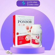 Viên ngậm trắng da Glutathione 500mg Ponsor (60v)