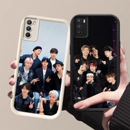 DK-69 Korean music BOYS Silicone Casing black and white for OPPO Realme 7I C17 A16 A11S A33 A53S A16