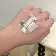 Waterproof Band-Aid Square Band-Aid Little Red Book Same Style Transparent Band-Aid PU Film Square B
