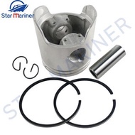 6K5-11631 Piston And Ring 6K5-11601 STD For Yamaha Outboard Motor 2T 60HP 3CYL Powertec Parsun T60 6